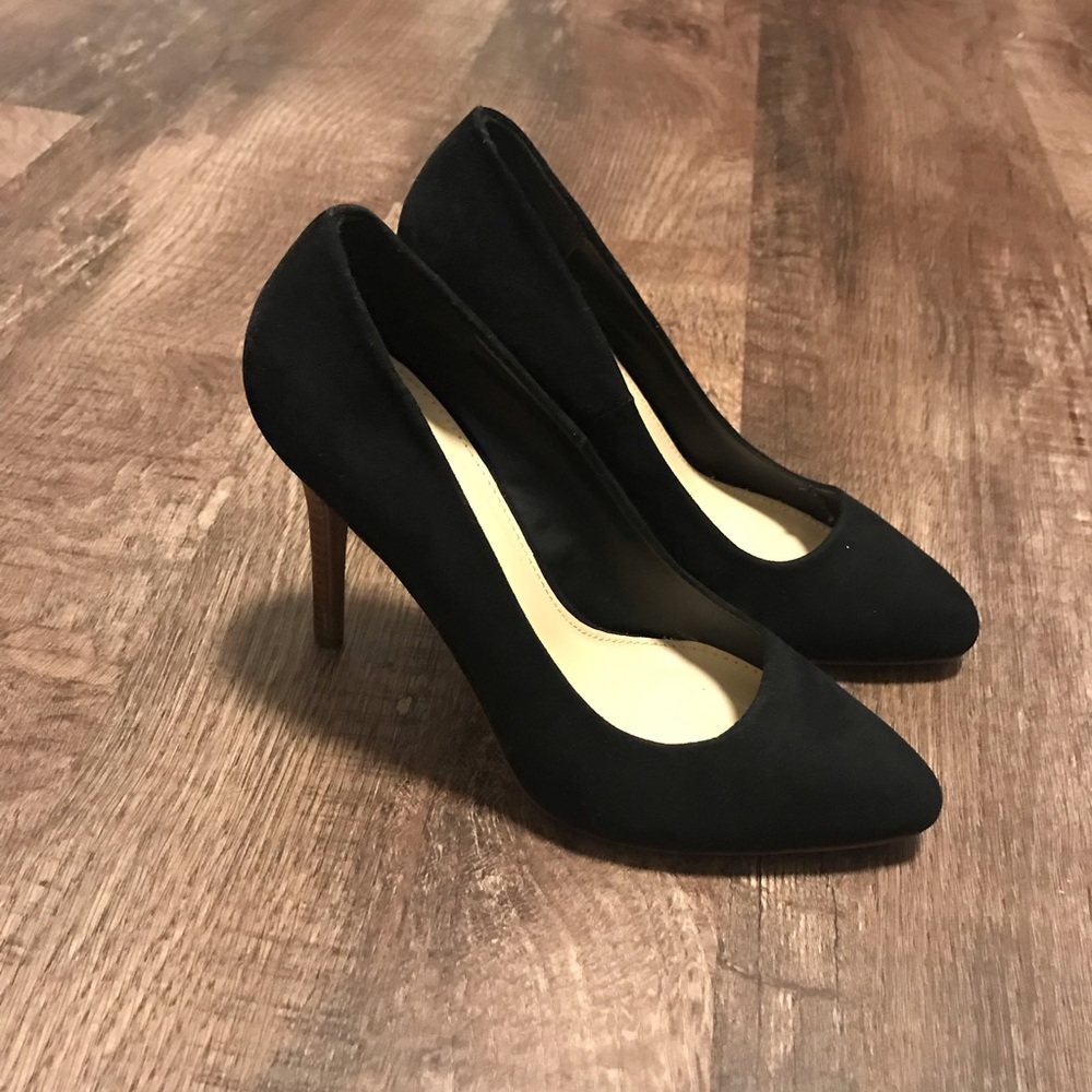 Black Suede Heels